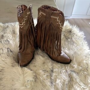 Roper Kids Fringe Boots